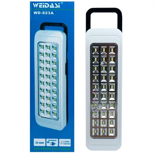 چراغ اضطراری شارژی ویداسی WD-823A – نور قوی، ایدهآل کمپینگ و منزل